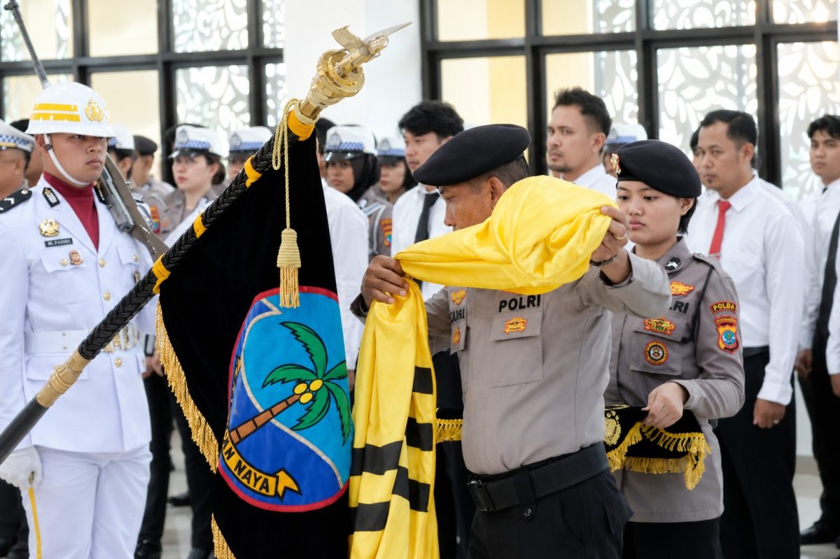 Menjelang peringatan Hari Bhayangkara ke-80, Kepolisian Daerah (Polda) Sulawesi Utara menggelar Upacara Pemuliaan Nilai-Nilai Luhur Tribrata yang dirangkaikan dengan tradisi pencucian Pataka Polda Sulut 