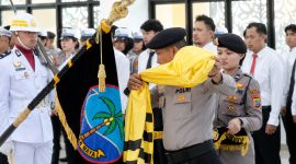 Menjelang peringatan Hari Bhayangkara ke-80, Kepolisian Daerah (Polda) Sulawesi Utara menggelar Upacara Pemuliaan Nilai-Nilai Luhur Tribrata yang dirangkaikan dengan tradisi pencucian Pataka Polda Sulut 