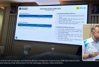 Manager UP2K PLN UID Suluttenggo, Heru Kleitanto Wardono, dalam kegiatan Media Gathering yang digelar di Aula Maesa Kantor PLN UID Suluttenggo, Jalan Bethesda, Manado, Selasa (30/6/2026).