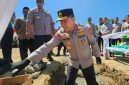 Kapolda Sulut Letakkan Batu Pertama Gedung Satpas Polres Minahasa Selatan