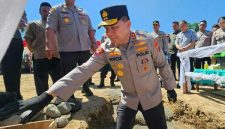Kapolda Sulut Letakkan Batu Pertama Gedung Satpas Polres Minahasa Selatan
