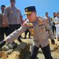 Kapolda Sulut Letakkan Batu Pertama Gedung Satpas Polres Minahasa Selatan