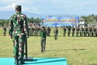 Korem 133/Nani Wartabone menggelar Lomba Petarung Jaya Sakti tingkat Wilayah Gorontalo Tahun Anggaran 2026 dalam rangka menyambut HUT ke-68 Kodam XIII/Merdeka.