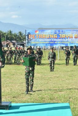 Korem 133/NW Gelar Lomba Petarung Jaya Sakti Sambut HUT ke-68 Kodam XIII/Mdk