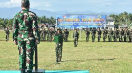 Korem 133/Nani Wartabone menggelar Lomba Petarung Jaya Sakti tingkat Wilayah Gorontalo Tahun Anggaran 2026 dalam rangka menyambut HUT ke-68 Kodam XIII/Merdeka.