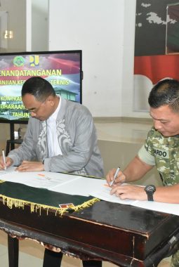 Danrem 133/NW dan BWS Sulawesi II Teken Kerja Sama Pemeliharaan Danau Limboto 2026