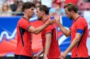 Timnas Inggris meraih kemenangan tipis 1-0 atas Selandia Baru dalam laga uji coba internasional yang berlangsung di Raymond James Stadium, Tampa, Amerika Serikat, Minggu (7/6/2026).