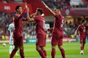 Timnas Portugal meraih kemenangan 2-1 atas Nigeria dalam laga uji coba internasional yang berlangsung di Estadio Dr. Magalhaes Pessoa, Leiria, Portugal, Kamis (11/6/2026).