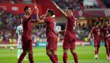 Timnas Portugal meraih kemenangan 2-1 atas Nigeria dalam laga uji coba internasional yang berlangsung di Estadio Dr. Magalhaes Pessoa, Leiria, Portugal, Kamis (11/6/2026).
