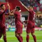 Timnas Portugal meraih kemenangan 2-1 atas Nigeria dalam laga uji coba internasional yang berlangsung di Estadio Dr. Magalhaes Pessoa, Leiria, Portugal, Kamis (11/6/2026).