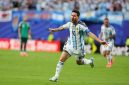 Timnas Argentina memulai langkahnya di Piala Dunia 2026 dengan kemenangan meyakinkan setelah menundukkan Aljazair 3-0 pada laga perdana Grup J yang berlangsung di Kansas City, Rabu (17/6/2026). Ket Foto: Lionel Messi rayakan gol