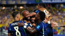 Timnas Brasil meraih kemenangan penting usai menundukkan Haiti dengan skor 3-0 pada laga kedua Grup C Piala Dunia 2026 di Philadelphia Stadium, Pennsylvania, Amerika Serikat, Sabtu (20/6/2026).