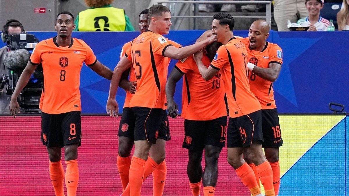 Timnas Belanda tampil impresif saat membungkam Swedia dengan skor telak 5-1 pada laga kedua Grup F Piala Dunia 2026 yang berlangsung di Houston Stadium, Minggu (21/6/2026).