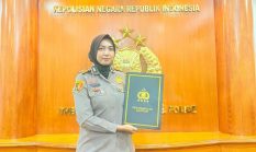 AKP Adipta Wisnu Wardhani, Polwan Berprestasi Peraih Pin Emas Kapolri dan Doktor Cumlaude