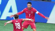 Timnas melalui PortugalCristiano Ronaldo, tampil gemilang dengan mencetak dua gol dan menjadi motor kemenangan Selecao das Quinas.
