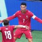 Timnas  melalui PortugalCristiano Ronaldo, tampil gemilang dengan mencetak dua gol dan menjadi motor kemenangan Selecao das Quinas.