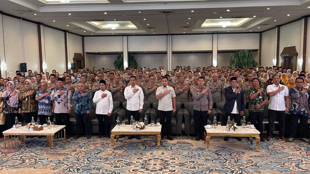 Densus 88 Anti Teror Polri melalui Satgaswil Banten menggelar kegiatan Wawasan Kebangsaan bertema “Peran Keluarga dalam Menjaga Keutuhan Bangsa” di Hotel Permata Krakatau, Kota Cilegon, Kamis (25/6/2026).