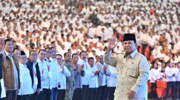 Presiden Prabowo Subianto menghadiri acara Building Indonesia's Future Generations Through Nutrition yang diselenggarakan di Sentul International Convention Center (SICC), Kabupaten Bogor, Provinsi Jawa Barat, pada Rabu, 3 Juni 2026. Foto: BPMI Setpres/Muchlis Jr