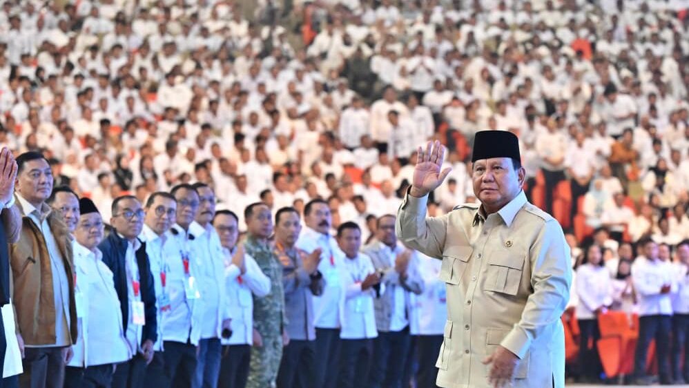 Presiden Prabowo Subianto menghadiri acara Building Indonesia's Future Generations Through Nutrition yang diselenggarakan di Sentul International Convention Center (SICC), Kabupaten Bogor, Provinsi Jawa Barat, pada Rabu, 3 Juni 2026. Foto: BPMI Setpres/Muchlis Jr