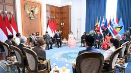 Presiden Prabowo Subianto menerima delapan duta besar luar biasa dan berkuasa penuh (LBBP) negara-negara sahabat pada Senin, 8 Juni 2026, di Istana Merdeka, Jakarta. Foto: BPMI Setpres/Kris