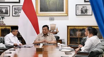 Presiden Prabowo Subianto memanggil Menteri Pendidikan Dasar dan Menengah (Mendikdasmen) Abdul Mu’ti di Istana Merdeka, Jakarta, pada Kamis, 11 Juni 2026. Foto: BPMI Setpres/Cahyo
