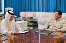 Presiden Prabowo Subianto menerima kunjungan kehormatan Menteri Negara Urusan Luar Negeri Qatar, Sultan bin Saad Al-Muraikhi, di Istana Merdeka, Jakarta, pada Senin, 15 Juni 2026. Foto: BPMI Setpres/Laily Rachev