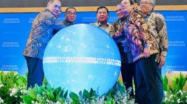 Presiden Prabowo Subianto membuka Sarasehan Kebangsaan Konvensi Sains, Teknologi, dan Industri Indonesia (KSTI) Tahun 2026 yang digelar di Jakarta International Convention Center (JICC), Jakarta, pada Jumat, 26 Juni 2026. Foto: BPMI Setpres/Laily Rachev