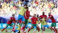 Timnas Brasil gagal meraih kemenangan pada pertandingan perdana Grup C Piala Dunia 2026 setelah ditahan imbang Maroko dengan skor 1-1 di Stadion MetLife, East Rutherford, Minggu (14/6/2026). (Foto: Istimewa)