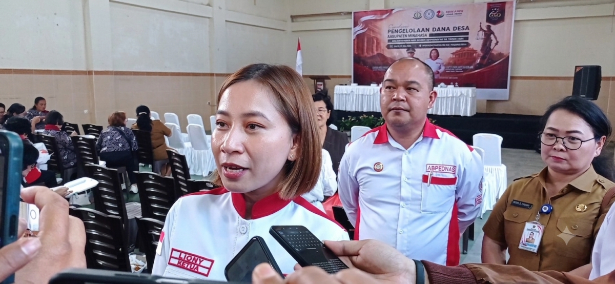Ketua DPC Srikandi Jaga Desa Minahasa, Liony Leontin Mongi.