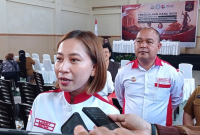 Ketua DPC Srikandi Jaga Desa Minahasa, Liony Leontin Mongi.