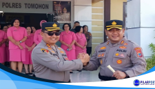 Foto Dok: (Kiri) AKBP Nur Kholis SIK kini diserahkan kepada AKBP Novrial Alberti Kombo SIK MAP. (Kanan)