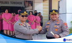 Resmi Berganti, AKBP Novrial Alberti Kombo Jabat Kapolres Tomohon, Gantikan AKBP Nur Kholis