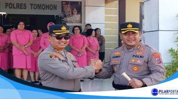 Foto Dok: (Kiri) AKBP Nur Kholis SIK kini diserahkan kepada AKBP Novrial Alberti Kombo SIK MAP. (Kanan)