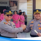 Foto Dok: (Kiri) AKBP Nur Kholis SIK kini diserahkan kepada AKBP Novrial Alberti Kombo SIK MAP. (Kanan) 