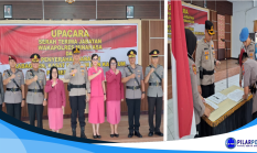 Kapolres Minahasa Pimpin Sertijab Waka Polres dan Penyerahan Jabatan Sejumlah PJU