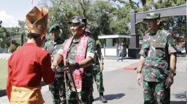 Pangdam XIII/Merdeka Mayjen TNI Mirza Agus, S.I.P., melakukan kunjungan kerja ke Kodim 1303/Bolaang Mongondow (Bolmong), Jumat (3/7/2026).