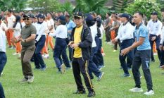 Wakapolda Sulut dan Pangdam XIII/Mdk Perkuat Sinergitas TNI-Polri Lewat Olahraga Bersama