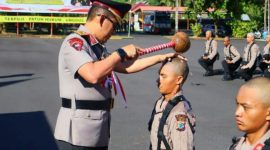 Wakapolda Sulut Brigjen Pol. Awi Setiyono resmi membuka Pendidikan Pembentukan Bintara (Diktukba) Polri Tahun Anggaran 2026 di Sekolah Polisi Negara (SPN) Polda Sulut, Karombasan, Senin (20/7/2026).