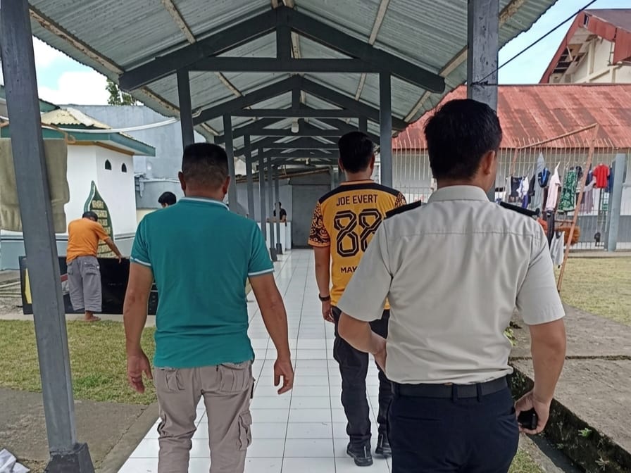 Lapas Kelas IIB Tondano bergerak cepat melakukan pemeriksaan menyeluruh setelah gempa bumi mengguncang wilayah Kabupaten Minahasa dan sekitarnya, Jumat (3/7/2026).