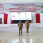 Bupati Minahasa Dr. Robby Dondokambey S.Si MAP memimpin Apel Kerja Awal Bulan Juli dan Ibadah Oikumene yang dirangkaikan dengan Pengambilan Sumpah/Janji PNS serta Pelantikan dalam Jabatan Fungsional bagi ASN Pemkab Minahasa, di Wale Ne Tou Minahasa, Senin (6/7/2026).