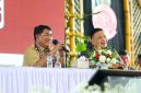 Gubernur Sulawesi Utara Mayjen TNI (Purn) Yulius Selvanus menghadiri Sidang Raya XXXV Kerapatan Gereja Protestan Minahasa (KGPM) di Kiawa Resort, Kabupaten Minahasa, Selasa (30/6/2026).