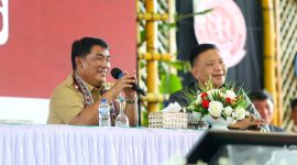 Gubernur Sulawesi Utara Mayjen TNI (Purn) Yulius Selvanus menghadiri Sidang Raya XXXV Kerapatan Gereja Protestan Minahasa (KGPM) di Kiawa Resort, Kabupaten Minahasa, Selasa (30/6/2026).