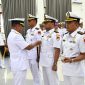 Dankodaeral VIII Laksda TNI Dery Triesananto Suhendi memimpin upacara serah terima jabatan (Sertijab) tiga pejabat strategis di lingkungan Kodaeral VIII, Kamis (9/7/2026).
