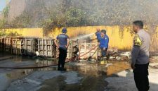 Kebakaran lahan kosong terjadi di Desa Maumbi Jaga IX, Kecamatan Kalawat, Kabupaten Minahasa Utara, Sabtu (25/7/2026) siang.