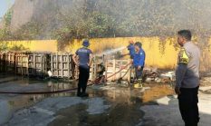 Kebakaran Lahan di Kalawat Minut Berhasil Dipadamkan, Diduga Dipicu Puntung Rokok