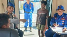 Sat Polairud Polresta Manado meningkatkan pengawasan di wilayah perairan Kota Manado melalui patroli