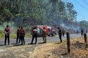 Kebakaran lahan kosong terjadi di Kelurahan Malalayang Dua, Lingkungan VII, Kecamatan Malalayang, Kota Manado, Selasa (28/7/2026).
