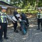 Satlantas Polres Minahasa Utara menindak kendaraan bermotor yang menggunakan knalpot brong dan tidak dilengkapi Tanda Nomor Kendaraan Bermotor (TNKB) dalam operasi penertiban di sejumlah ruas jalan, Selasa (28/7/2026).