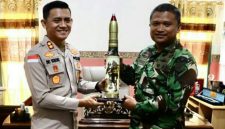 Kapolres Kepulauan Talaud AKBP Dwi Yatmoko melakukan kunjungan kerja ke Markas Kodim 1312/Talaud untuk mempererat koordinasi dalam menjaga keamanan dan ketertiban masyarakat (kamtibmas), Rabu (29/7/2026).