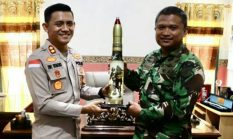 Kapolres Talaud dan Dandim Perkuat Sinergi TNI-Polri Jaga Keamanan Perbatasan